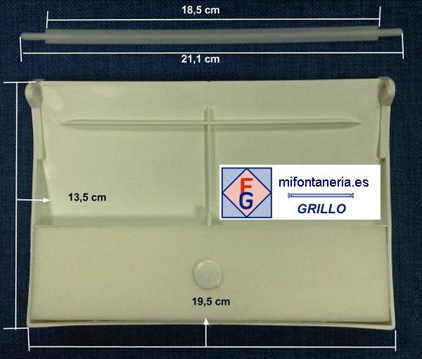Medidas Compuerta Skimmer 4402010101 Medidas compuerta Skimmer Astral Poll