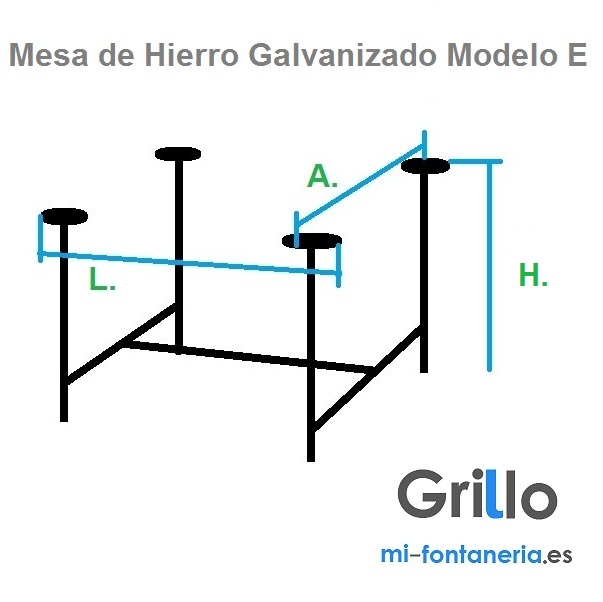 Mesa Estilo Industrial con Tubos de Fontaneria