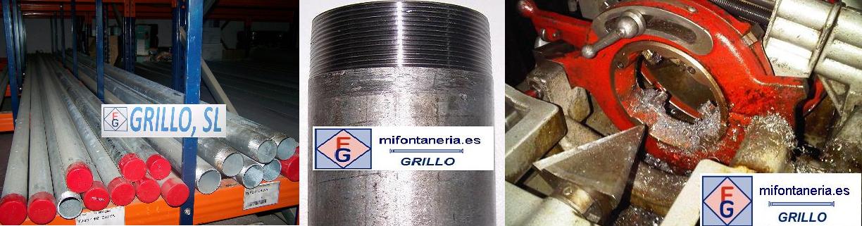 Tuberias de Hierro Galvanizado para instalaciones de fontanería.